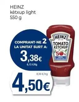 Supermercats Jespac HEINZ kètxup light oferta