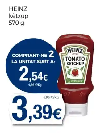 Supermercats Jespac HEINZ kètxup oferta