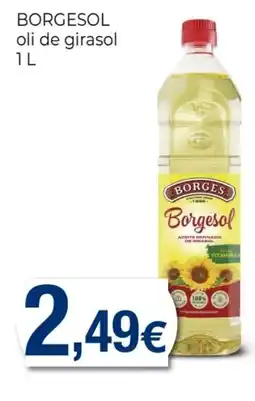 Supermercats Jespac BORGESOL oli de girasol oferta
