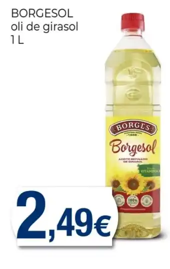 Supermercats Jespac BORGESOL oli de girasol oferta