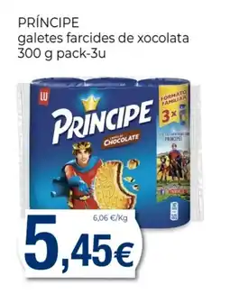 Supermercats Jespac PRÍNCIPE galetes farcides de xocolata oferta