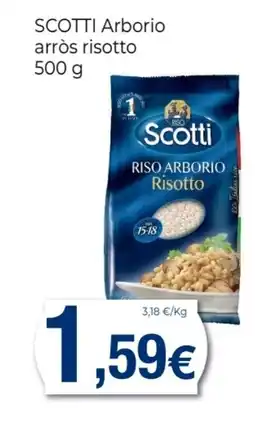 Supermercats Jespac SCOTTI Arborio arròs risotto oferta