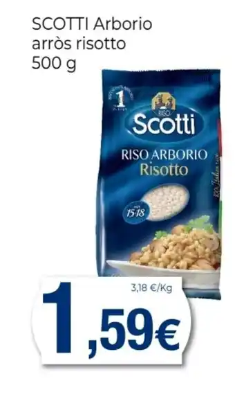 Supermercats Jespac SCOTTI Arborio arròs risotto oferta