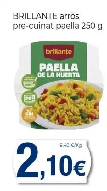Supermercats Jespac BRILLANTE arròs pre-cuinat paella oferta