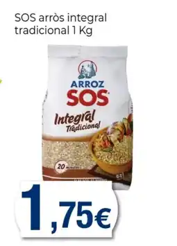 Supermercats Jespac SOS arròs integral tradicional oferta