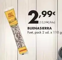 Supermercados Lupa Buenasserra - fuet oferta