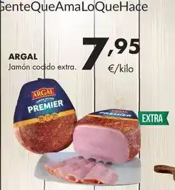 Supermercados Lupa Argal - jamón cocido extra oferta