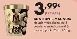 Supermercados Lupa Magnum - bon bon/ helado white chocolate & cookies o salted caramel & almond oferta