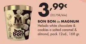 Supermercados Lupa Magnum - bon bon/ helado white chocolate & cookies o salted caramel & almond oferta