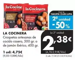 Supermercados Lupa La cocinera - croquetas artesanas de cocido casero oferta