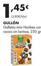 Supermercados Lupa Gullón - galletas mini cookies con cacao sin lactosa oferta