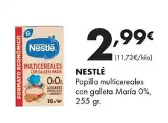 Supermercados Lupa Nestlé - papilla multicereales con galleta maria 0% oferta