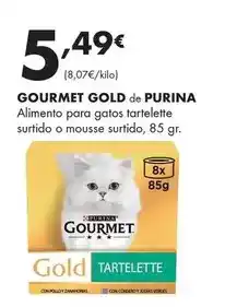 Supermercados Lupa Purina - gourmet gold alimento para gatos tartelette surtido o mousse surtido oferta