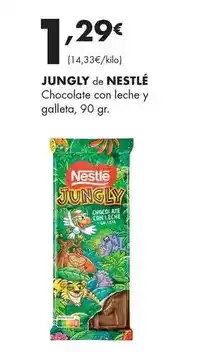 Supermercados Lupa Nestlé - jungly de chocolate con leche y galleta oferta