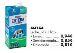 Supermercados Lupa Alteza - leche oferta