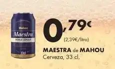Supermercados Lupa Mahou - maestra de cerveza oferta