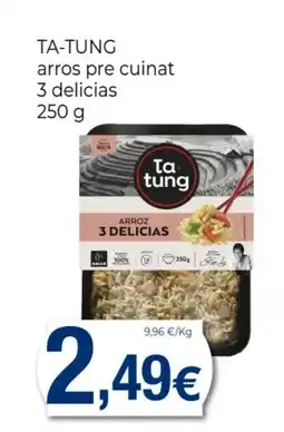 Supermercats Jespac TA-TUNG arros pre cuinat 3 delicias oferta