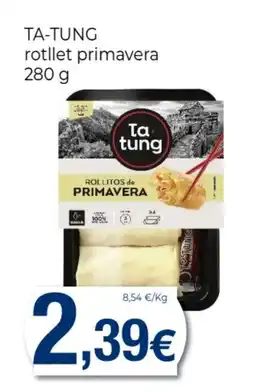 Supermercats Jespac TA-TUNG rotllet primavera oferta
