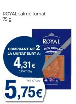 Supermercats Jespac ROYAL salmó fumat oferta