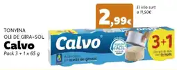 Supermercats Jespac CALVO Tonyina oli de gira-sol oferta