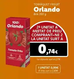 Supermercats Jespac ORLANDO Tomàquet fregit oferta