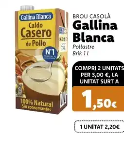 Supermercats Jespac GALLINA BLANCA Brou casolà oferta