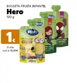Supermercats Jespac HERO Bosseta fruita infantil oferta