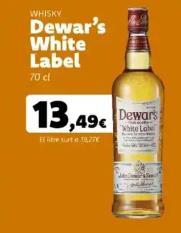 Supermercats Jespac DEWAR'S WHITE LABEL Whisky oferta
