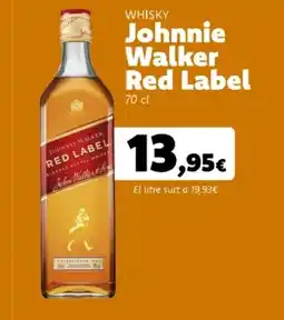 Supermercats Jespac JOHNNIE WALKER RED LABEL Whisky oferta