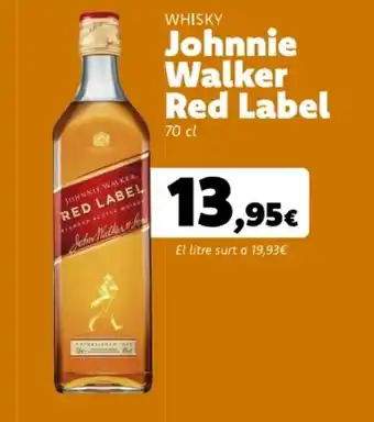Supermercats Jespac JOHNNIE WALKER RED LABEL Whisky oferta