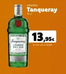 Supermercats Jespac TANQUERAY Ginebra oferta