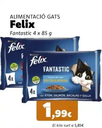 Supermercats Jespac FELIX Alimentació gats oferta