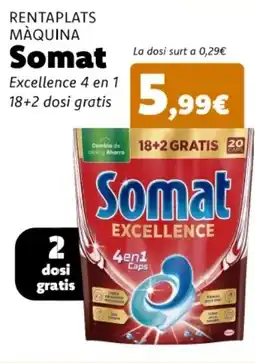 Supermercats Jespac SOMAT Rentaplats màquina oferta