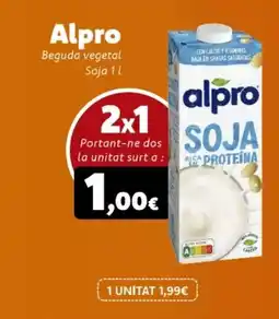 Supermercats Jespac ALPRO Beguda vegetal Soja oferta