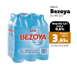 Supermercats Jespac BEZOYA Aigua oferta