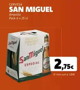 Supermercats Jespac SAN MIGUEL Cervesa oferta