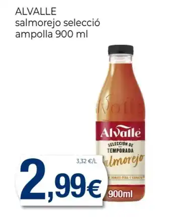 Supermercats Jespac ALVALLE salmorejo selecció ampolla oferta