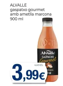 Supermercats Jespac ALVALLE gaspatxo gourmet amb ametlla marcona oferta