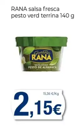 Supermercats Jespac RANA salsa fresca pesto verd terrina oferta