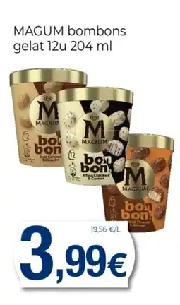 Supermercats Jespac MAGUM bombons gelat 12u oferta