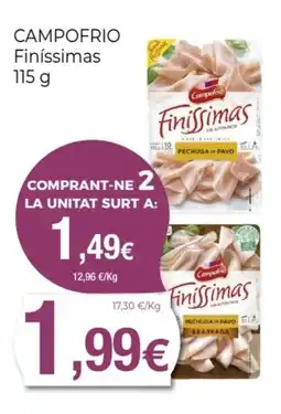 Supermercats Jespac CAMPOFRIO Finíssimas oferta