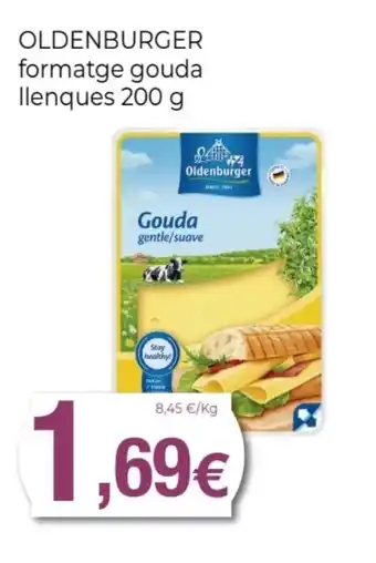 Supermercats Jespac OLDENBURGER formatge gouda llenques oferta