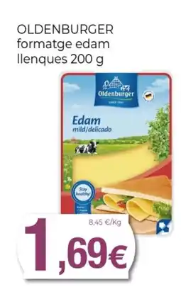 Supermercats Jespac OLDENBURGER formatge edam llenques oferta