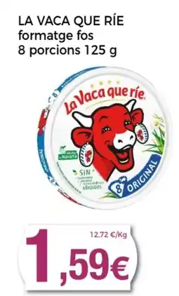 Supermercats Jespac LA VACA QUE RÍE formatge fos 8 porcions oferta