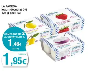 Supermercats Jespac LA FAGEDA iogurt desnatat 0% oferta