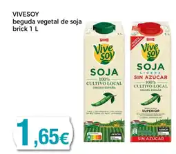 Supermercats Jespac VIVESOY beguda vegetal de soja brick oferta