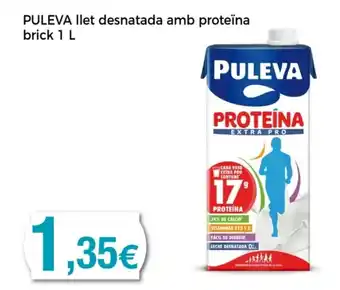 Supermercats Jespac PULEVA llet desnatada amb proteïna oferta