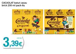 Supermercats Jespac CACAOLAT batut cacau brick oferta