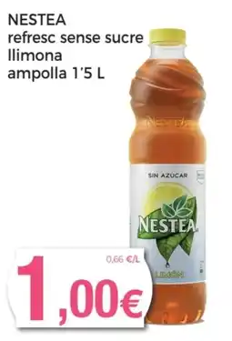 Supermercats Jespac NESTEA refresc sense sucre Ilimona ampolla oferta