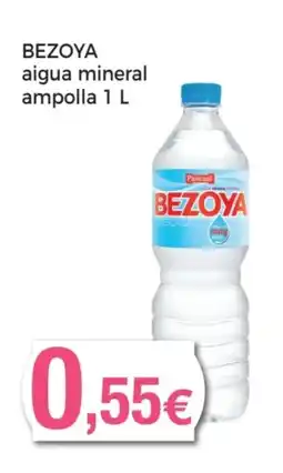 Supermercats Jespac BEZOYA aigua mineral ampolla oferta